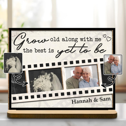 Grow Old Along With Me, The Best Is Yet To Be Floral Film Strips