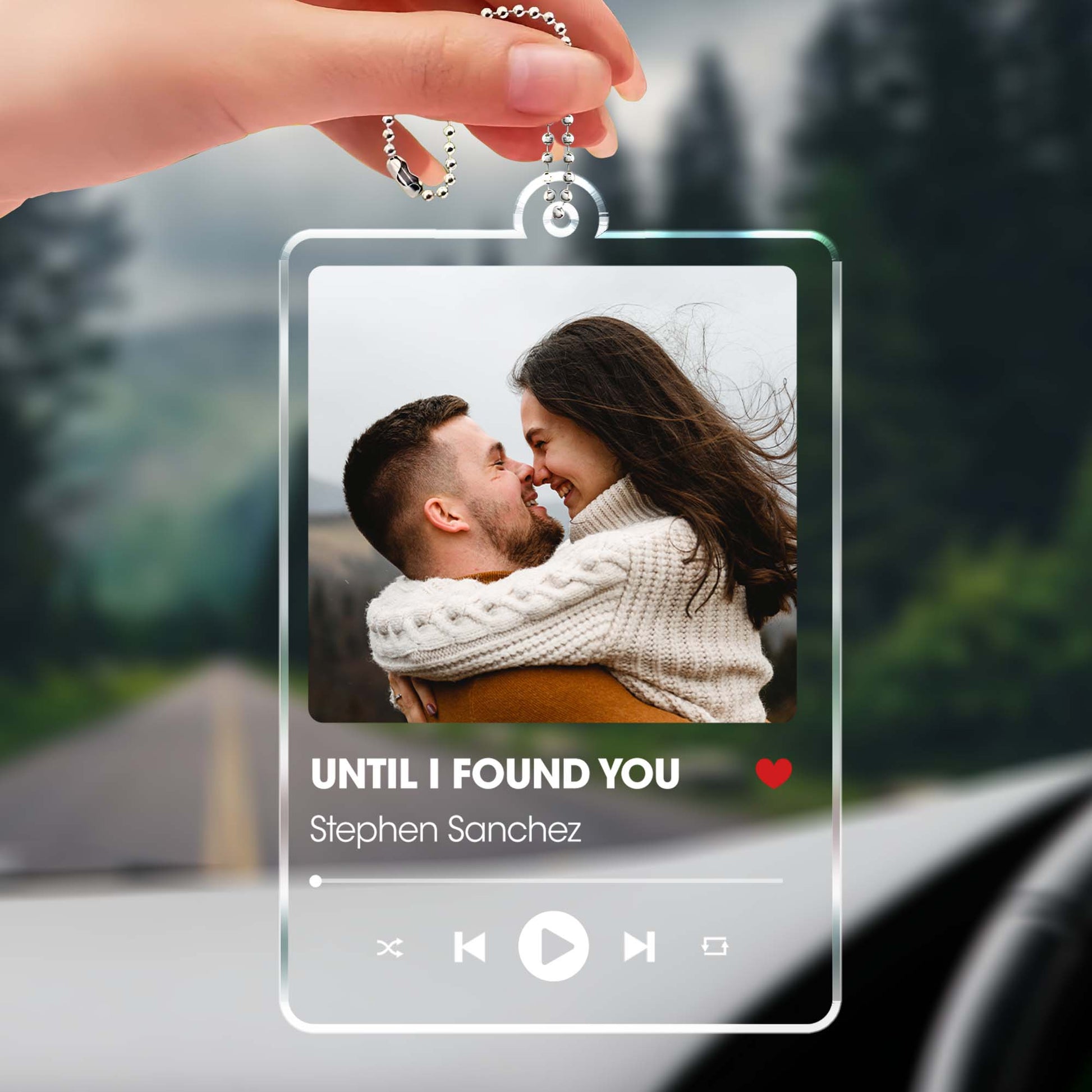 Until I Found You Music Player Acrylic Ornament For Couples
