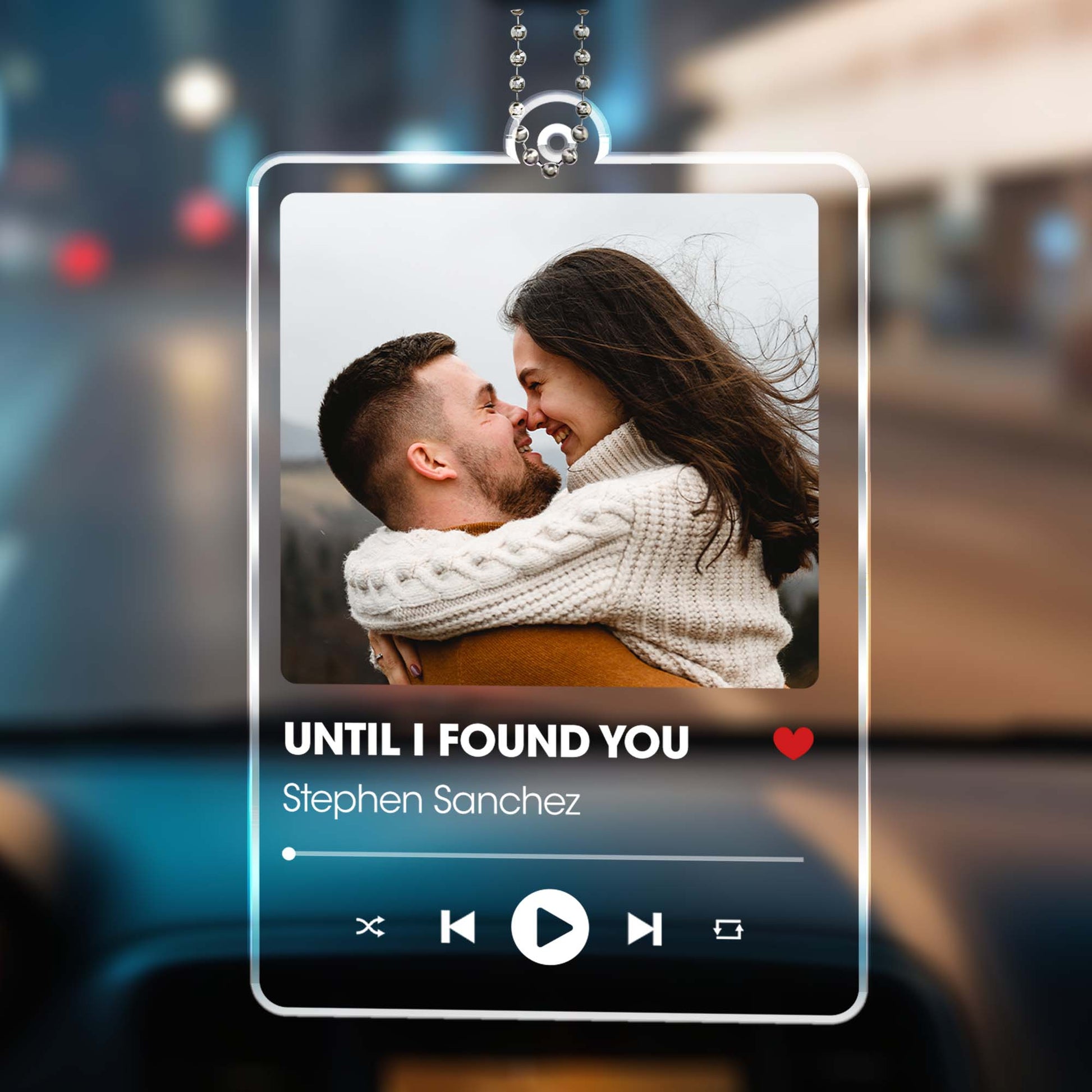 Until I Found You Music Player Acrylic Ornament For Couples
