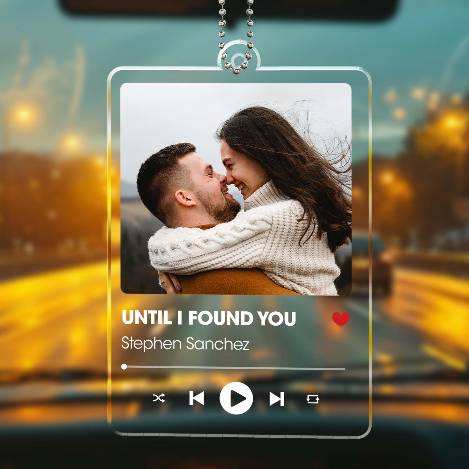 Until I Found You Music Player Acrylic Ornament For Couples