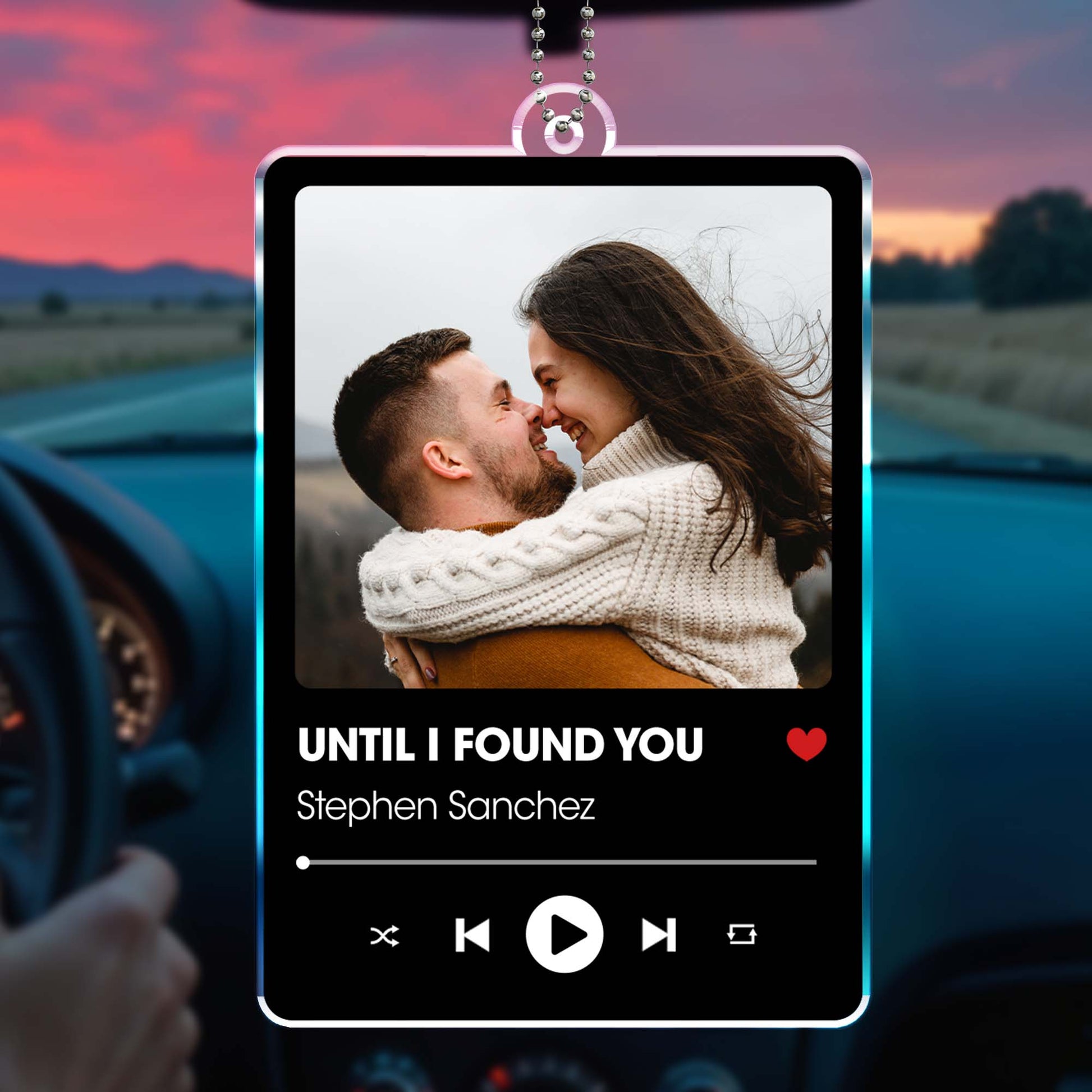 Until I Found You Music Player Acrylic Ornament For Couples