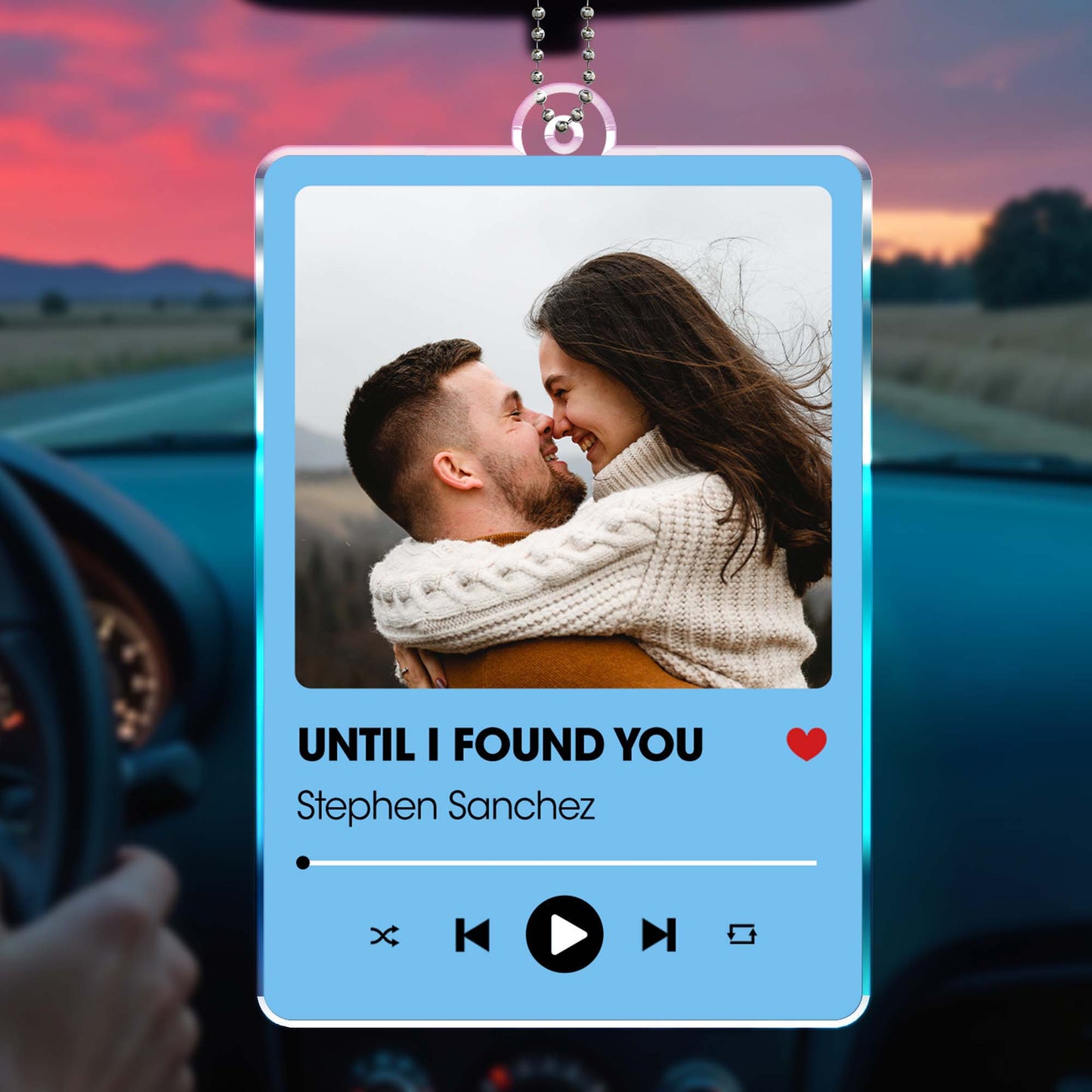 Until I Found You Music Player Acrylic Ornament For Couples