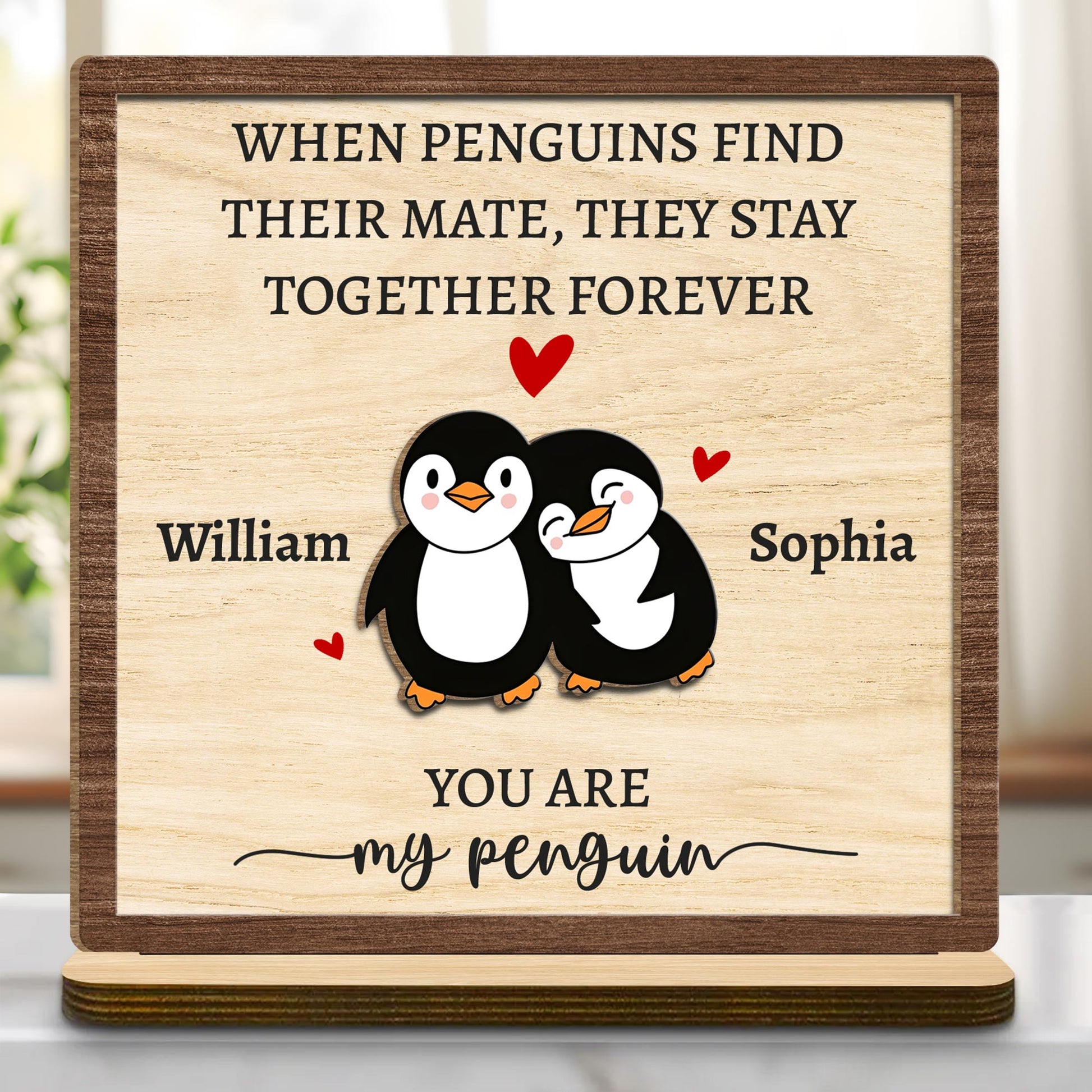 When Penguins Find Their Mate, Stay Together Forever