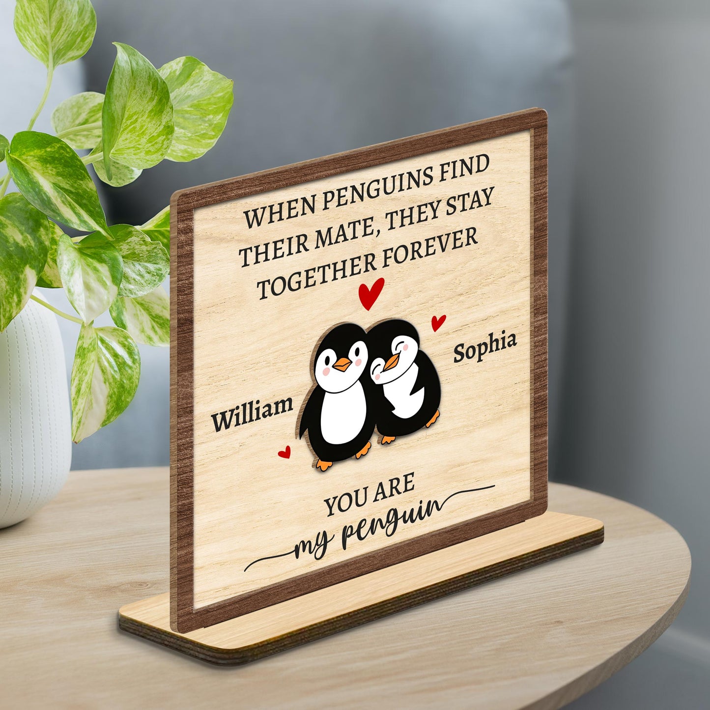 When Penguins Find Their Mate, Stay Together Forever