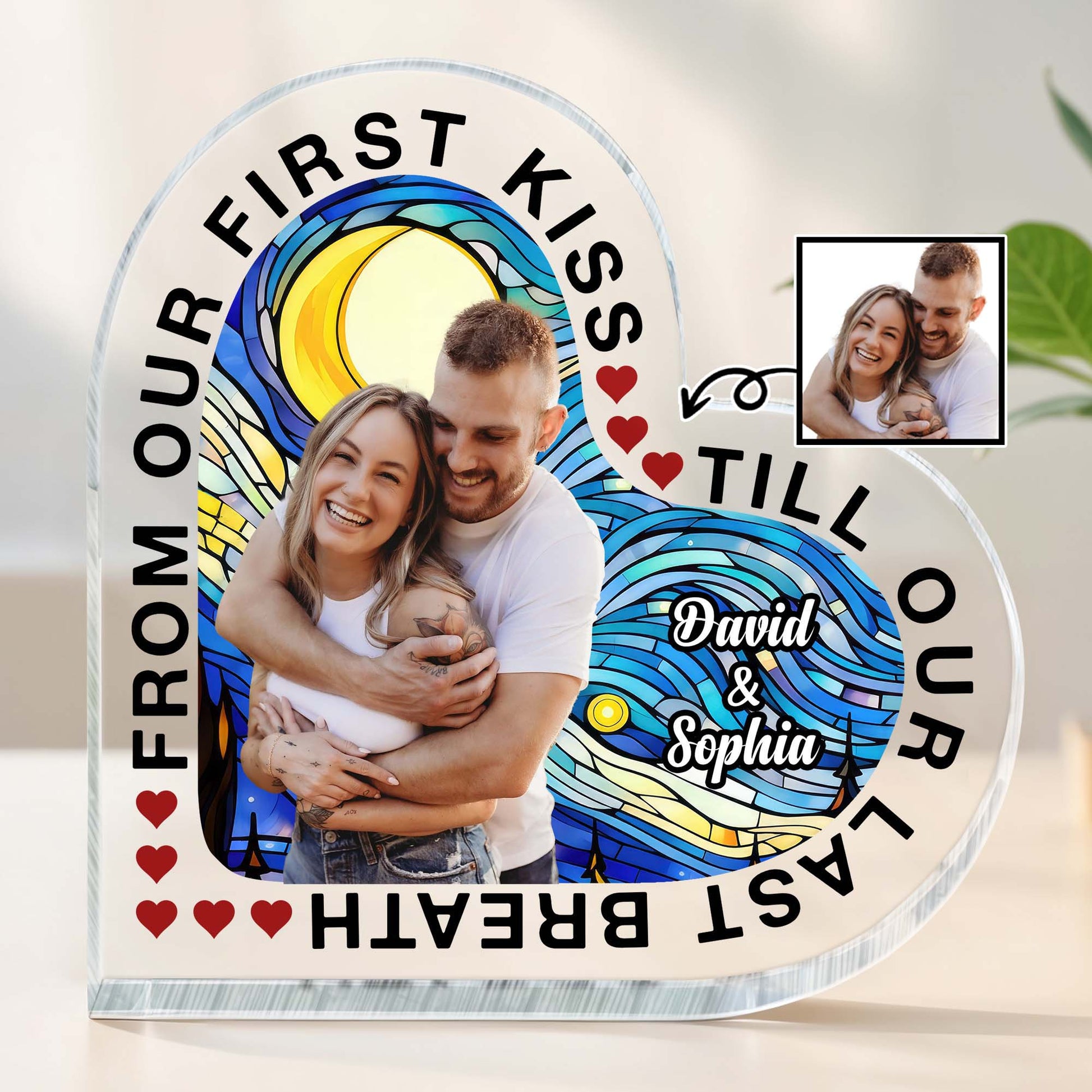 From Our First Kiss Till Our Last Breath With Rainbow Waves