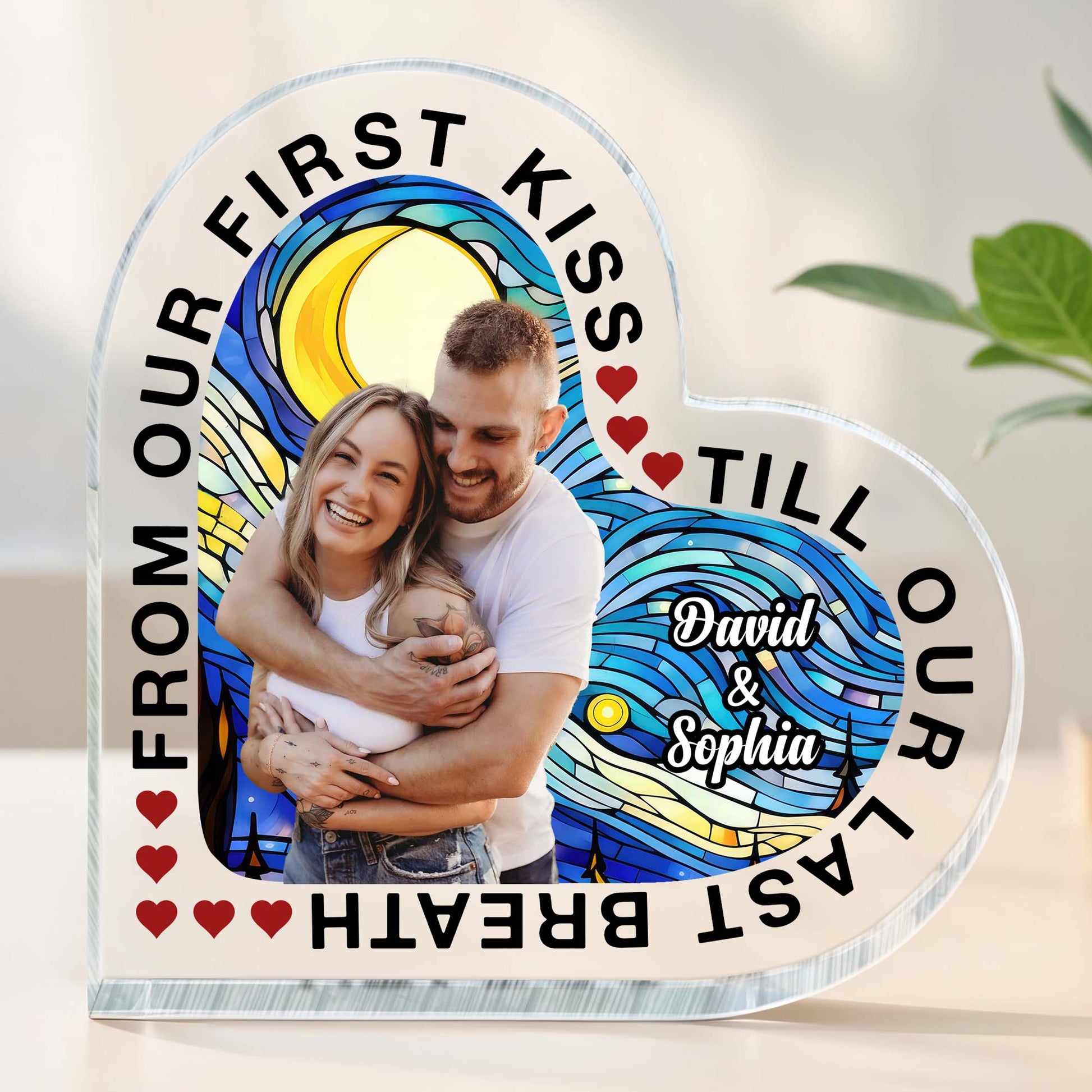 From Our First Kiss Till Our Last Breath With Rainbow Waves