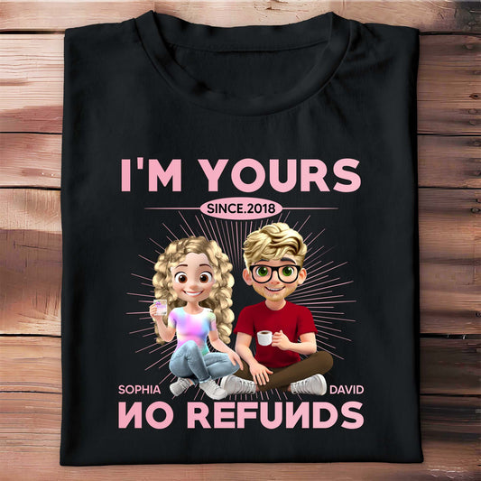 I'm Yours No Refunds, Couple Design