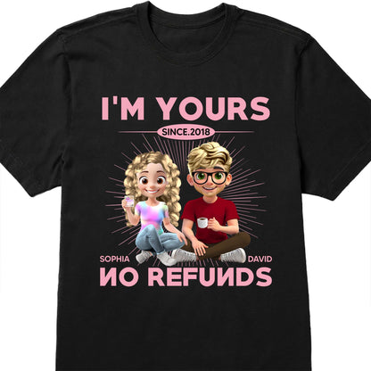 I'm Yours No Refunds, Couple Design
