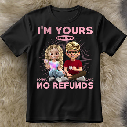I'm Yours No Refunds, Couple Design