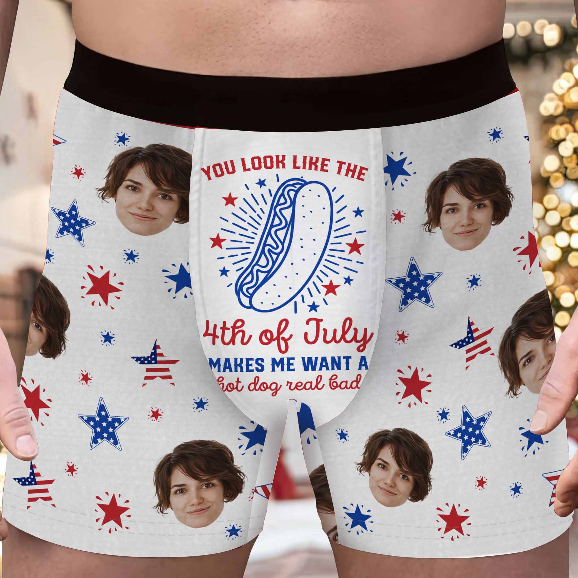 You Look Like The 4th Of July Hot Dog Design