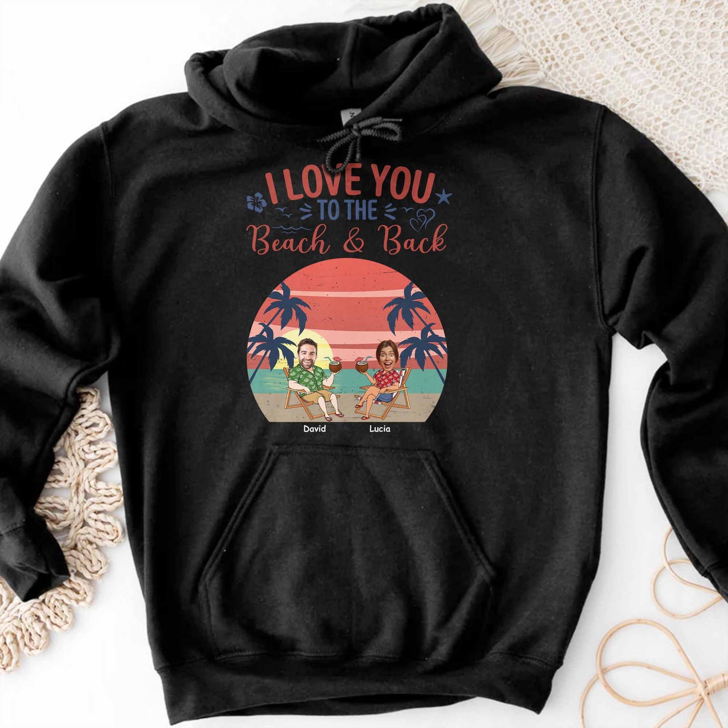 I Love You To The Beach & Back, Beach And Palm Trees