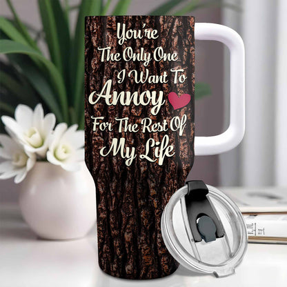 You're The Only One I Want To Annoy, Tree Bark Design