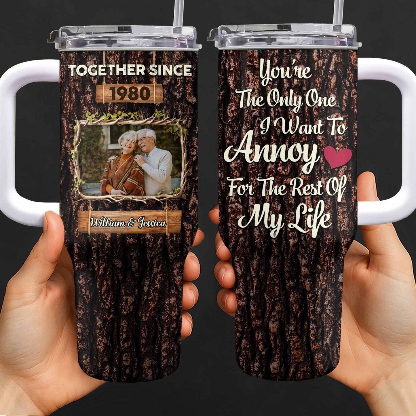 You're The Only One I Want To Annoy, Tree Bark Design