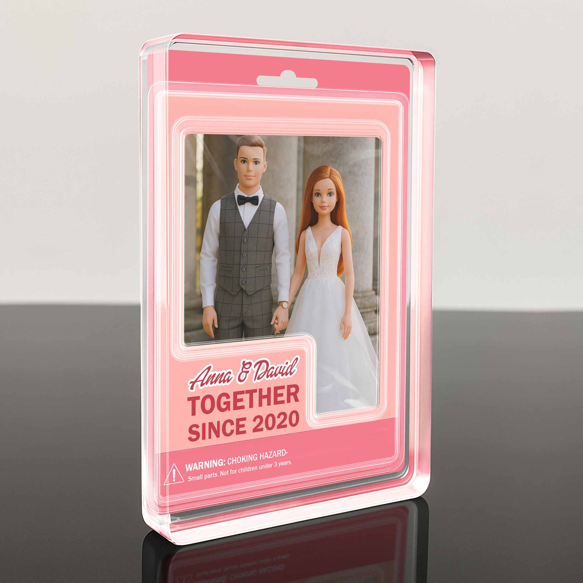 Together Since, Doll Couple In Wedding Attire