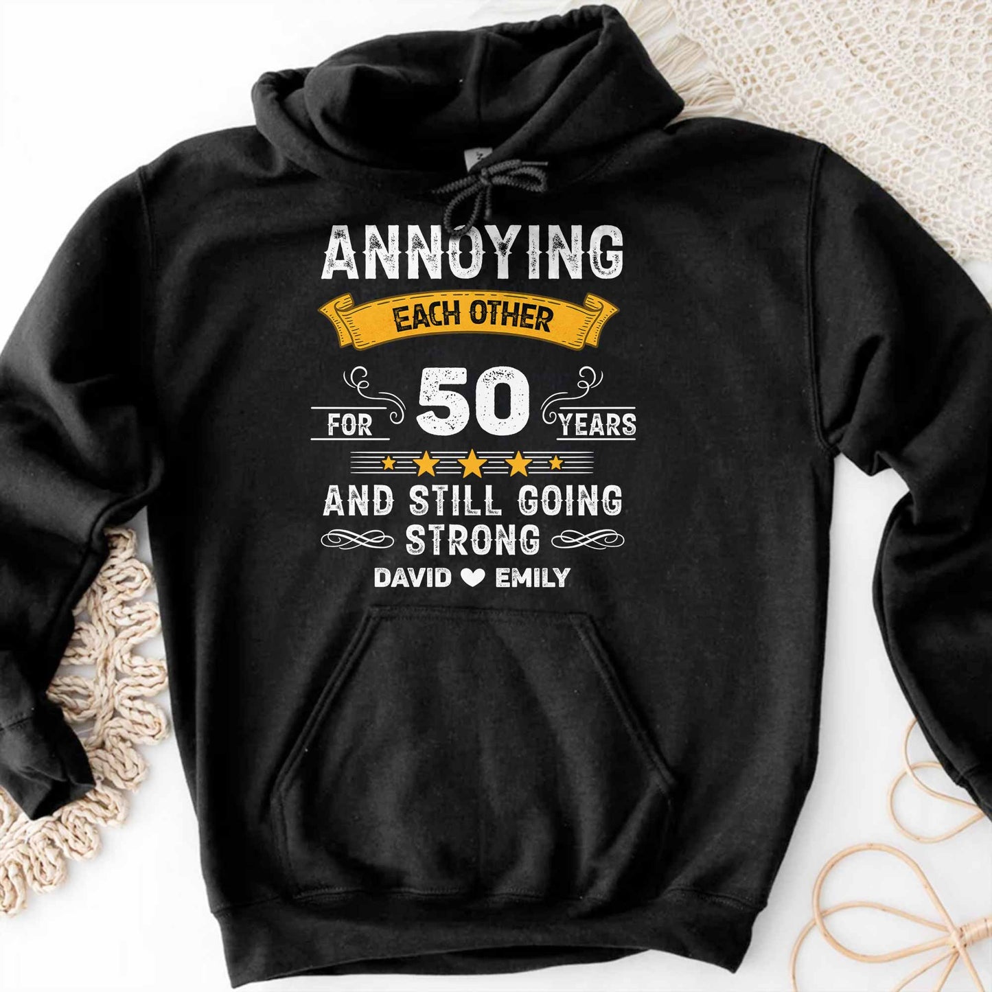 Annoying Each Other For 50 Years With Stars And Banner