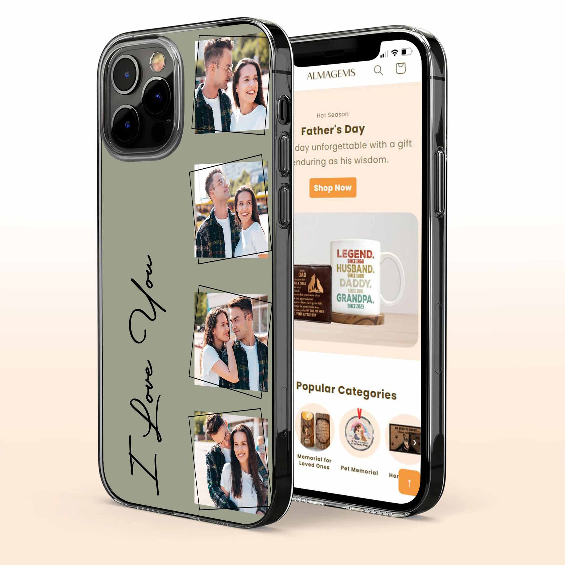 I Love You With Couple Photos