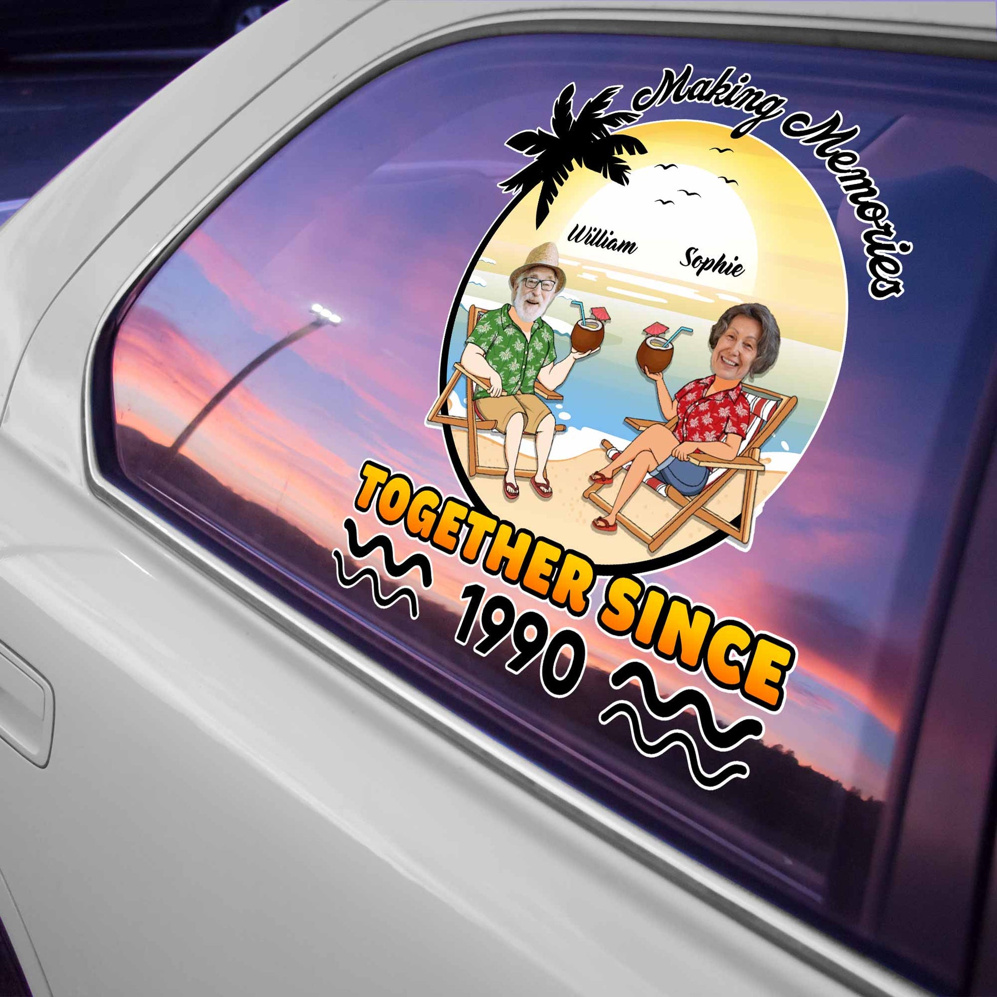 Making Memories Together Since, Tropical Beach Design