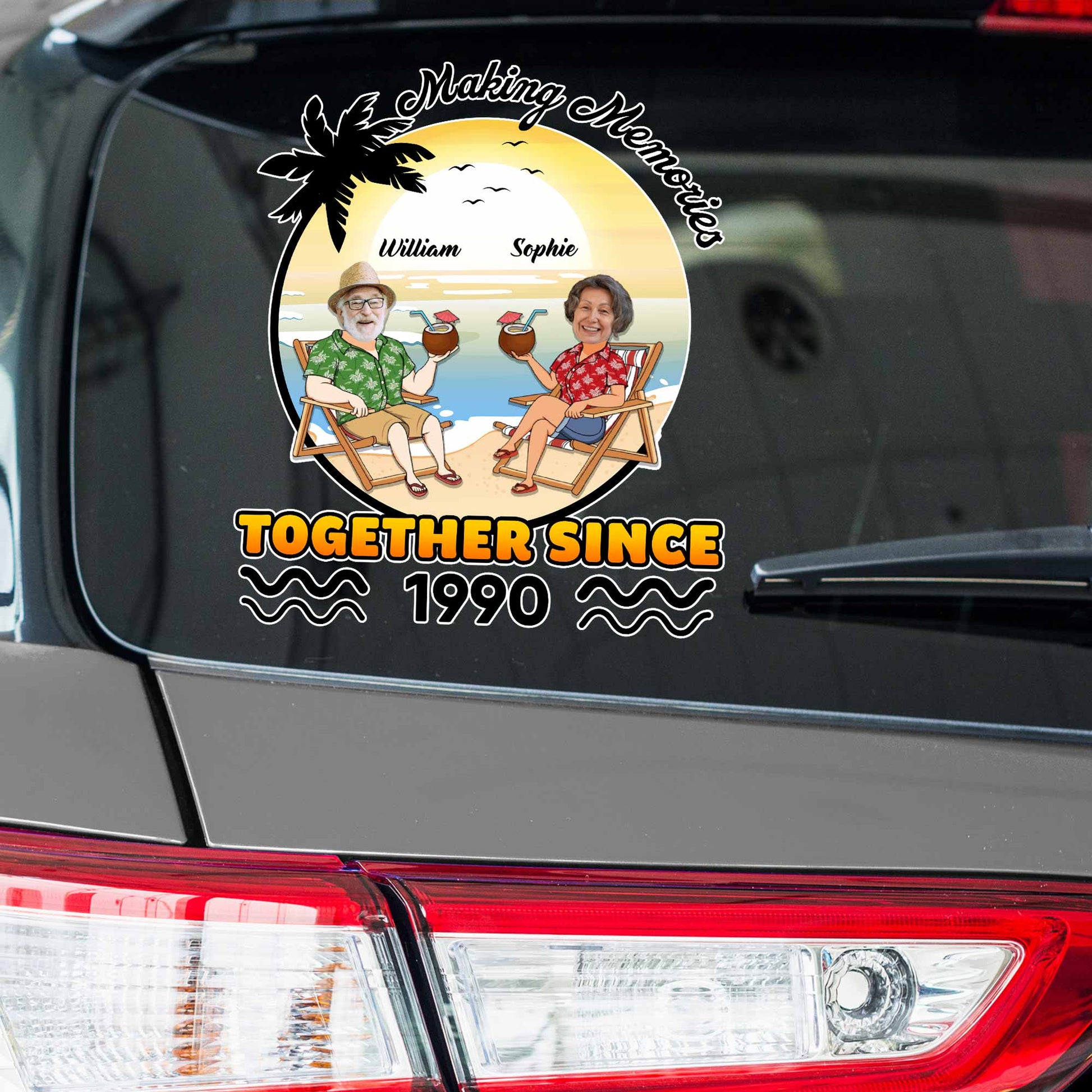 Making Memories Together Since, Tropical Beach Design