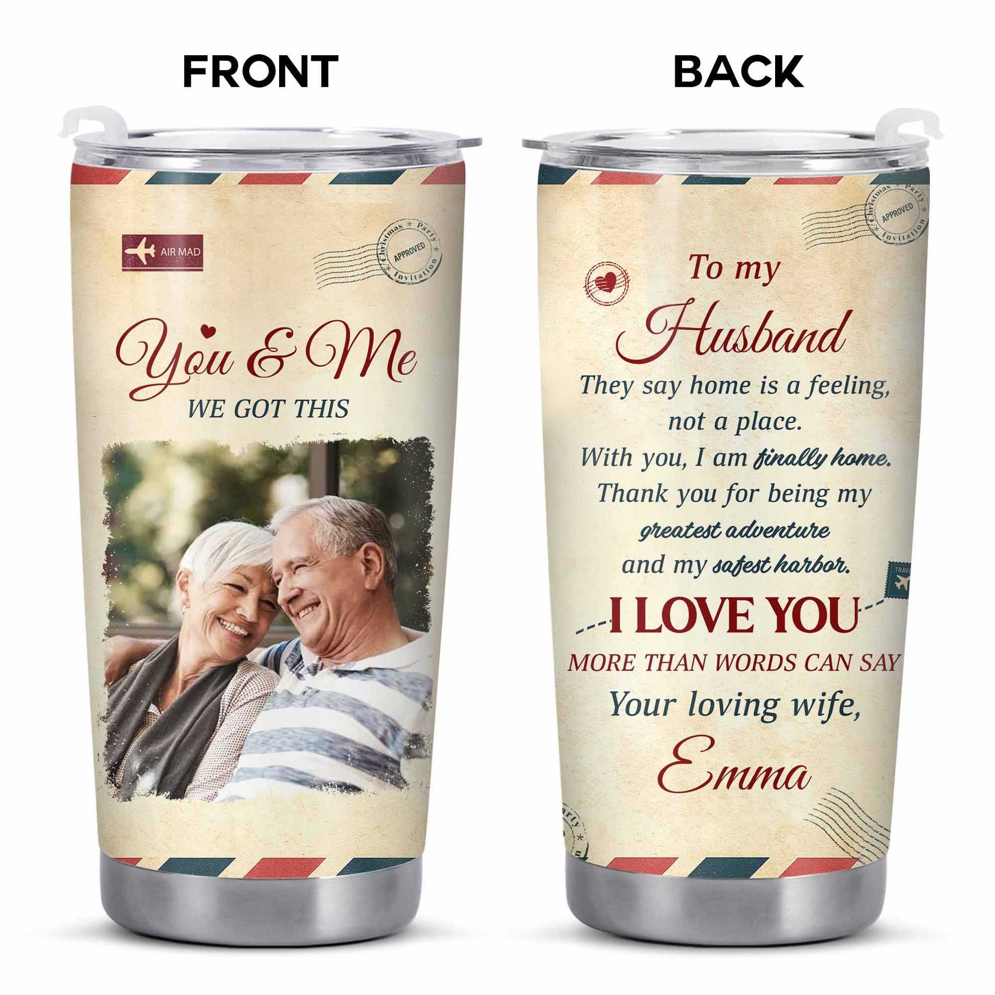 To My Husband, They Say Home Is A Feeling