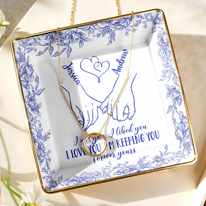 I Met You, I Loved You, Floral Heart Design