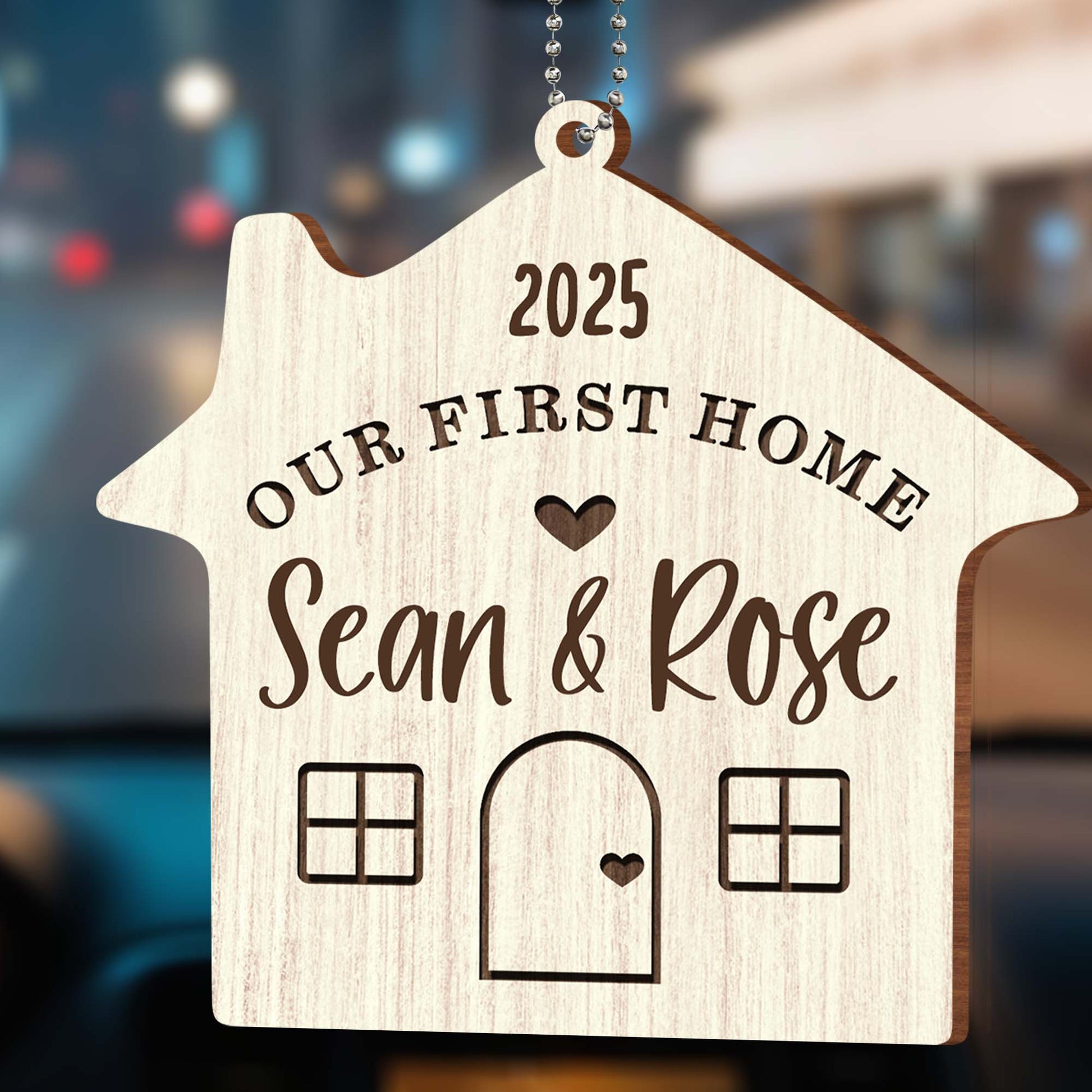 Our First Home, House Shape Ornament