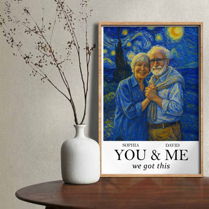 You & Me We Got This, Elderly Couple, Starry Night
