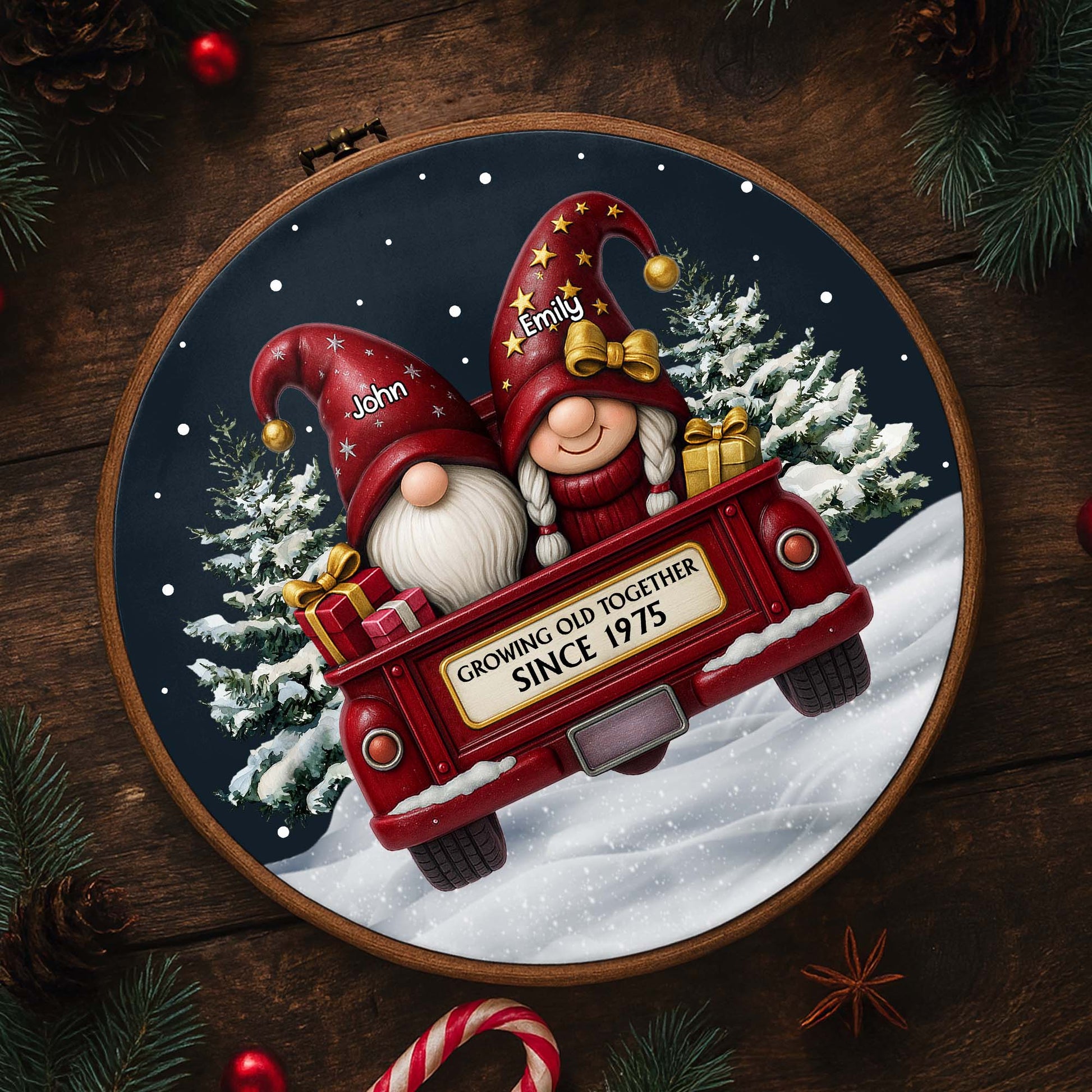 Growing Old Together, Santa Gnomes and Christmas Truck
