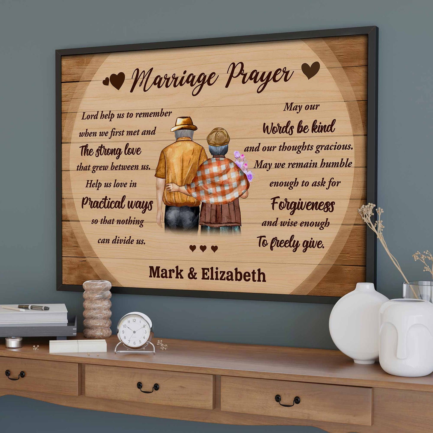 Marriage Prayer Elderly Couple Love And Unity