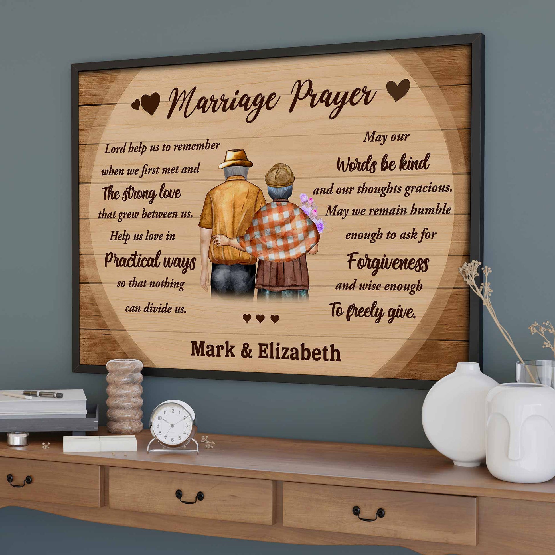 Marriage Prayer Elderly Couple Love And Unity