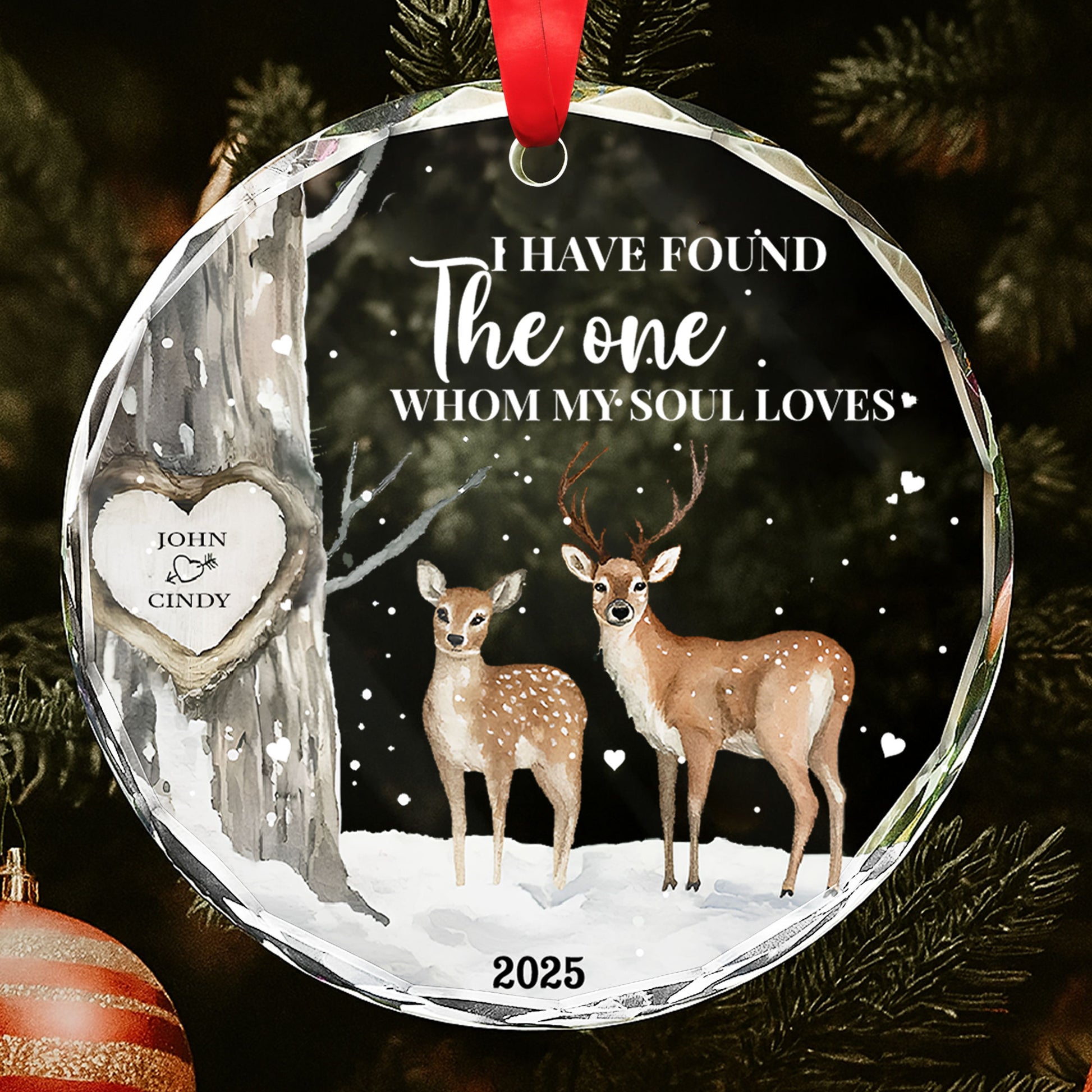 I Have Found The One Whom My Soul Loves with Deer and Heart Design