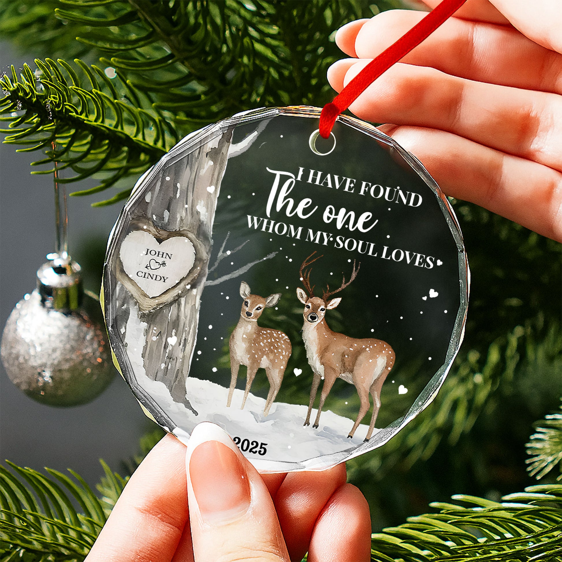 I Have Found The One Whom My Soul Loves with Deer and Heart Design
