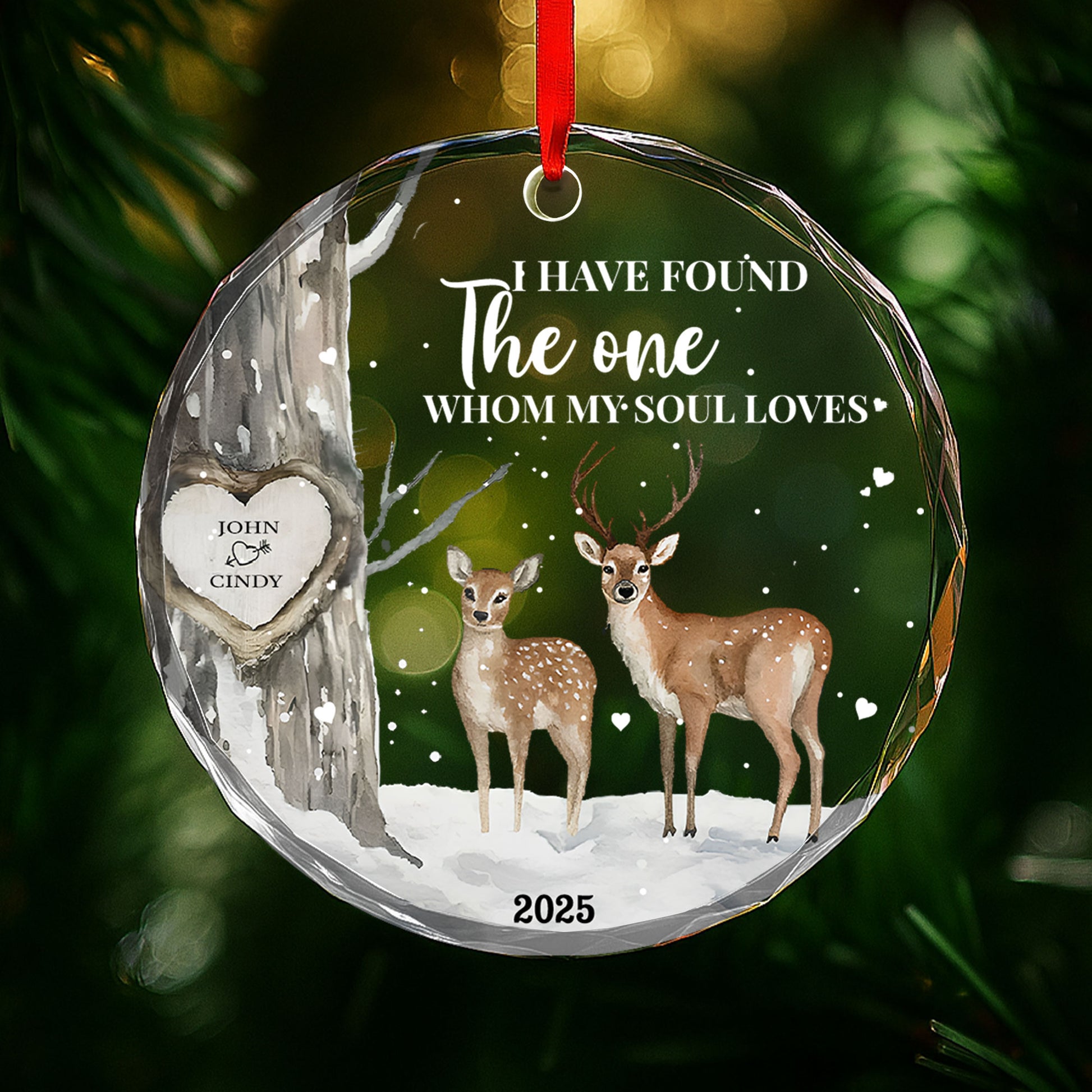 I Have Found The One Whom My Soul Loves with Deer and Heart Design