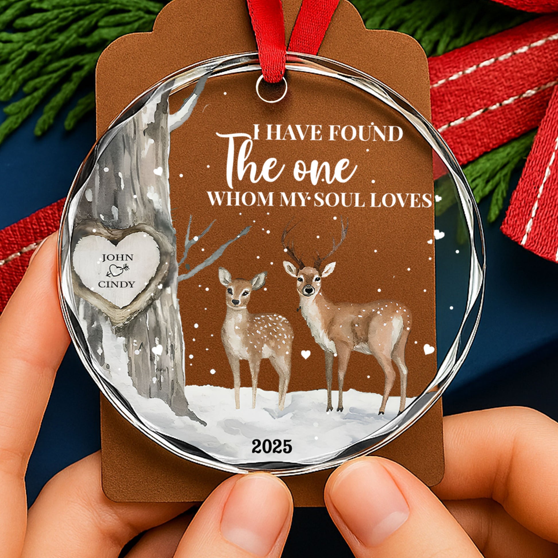 I Have Found The One Whom My Soul Loves with Deer and Heart Design