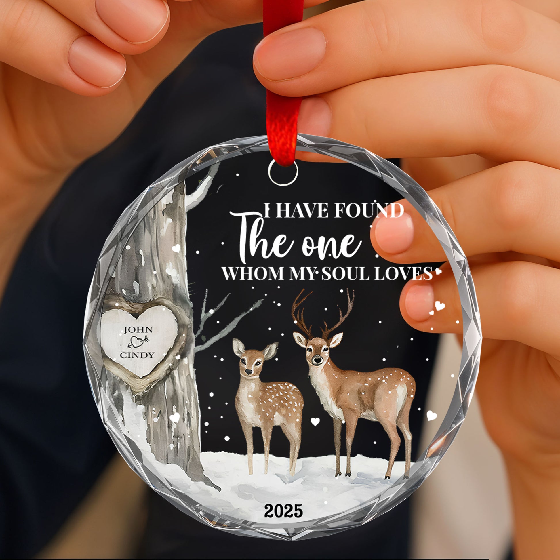 I Have Found The One Whom My Soul Loves with Deer and Heart Design