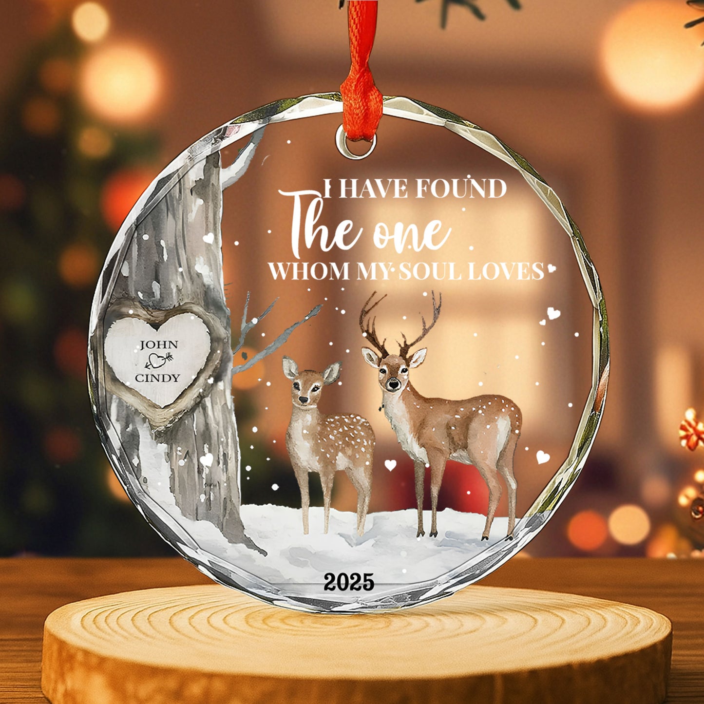 I Have Found The One Whom My Soul Loves with Deer and Heart Design