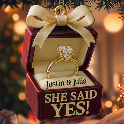 She Said Yes With Engagement Ring