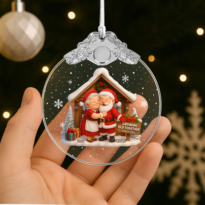 Growing Old Together, Santa Claus And Christmas Tree