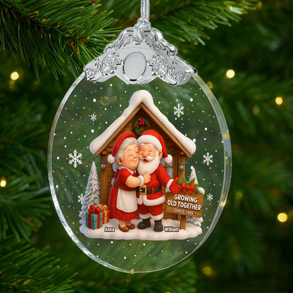 Growing Old Together, Santa Claus And Christmas Tree