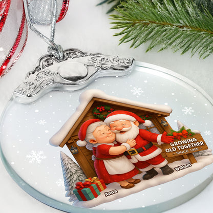 Growing Old Together, Santa Claus And Christmas Tree