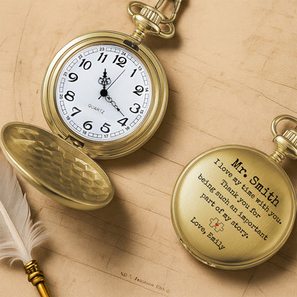 I Love My Time With You, Thank You, Pocket Watch With Cross