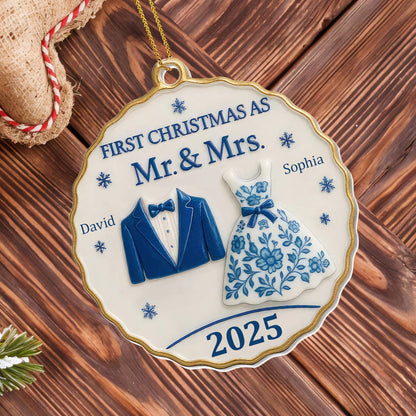 First Christmas As Mr. & Mrs., Suit And Dress Design