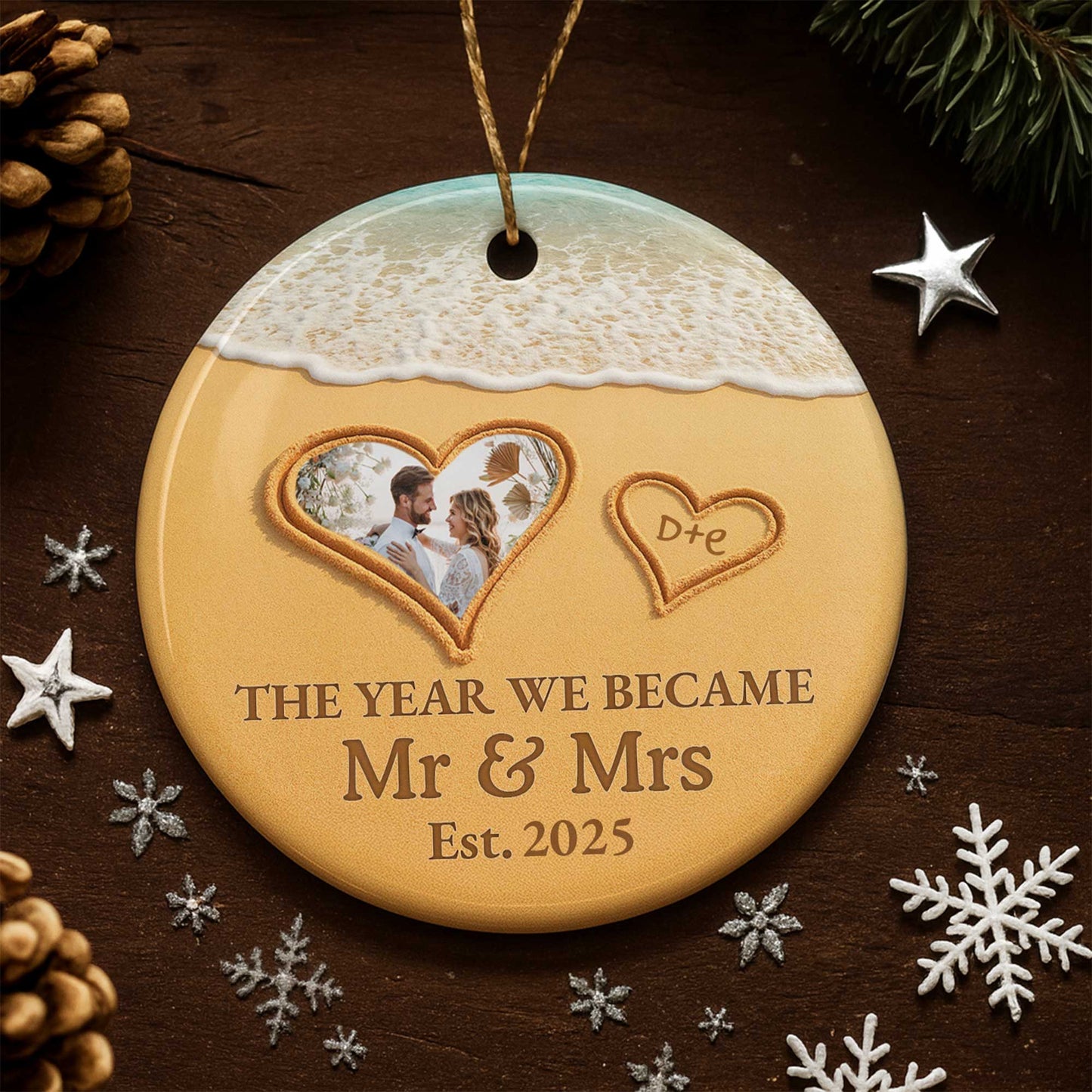 The Year We Became Mr & Mrs, Hearts, Beach
