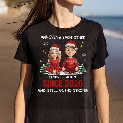 Annoying Each Other Since [Year], Christmas Couples Design