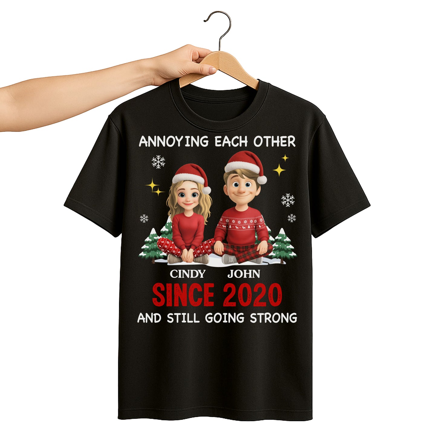 Annoying Each Other Since [Year], Christmas Couples Design