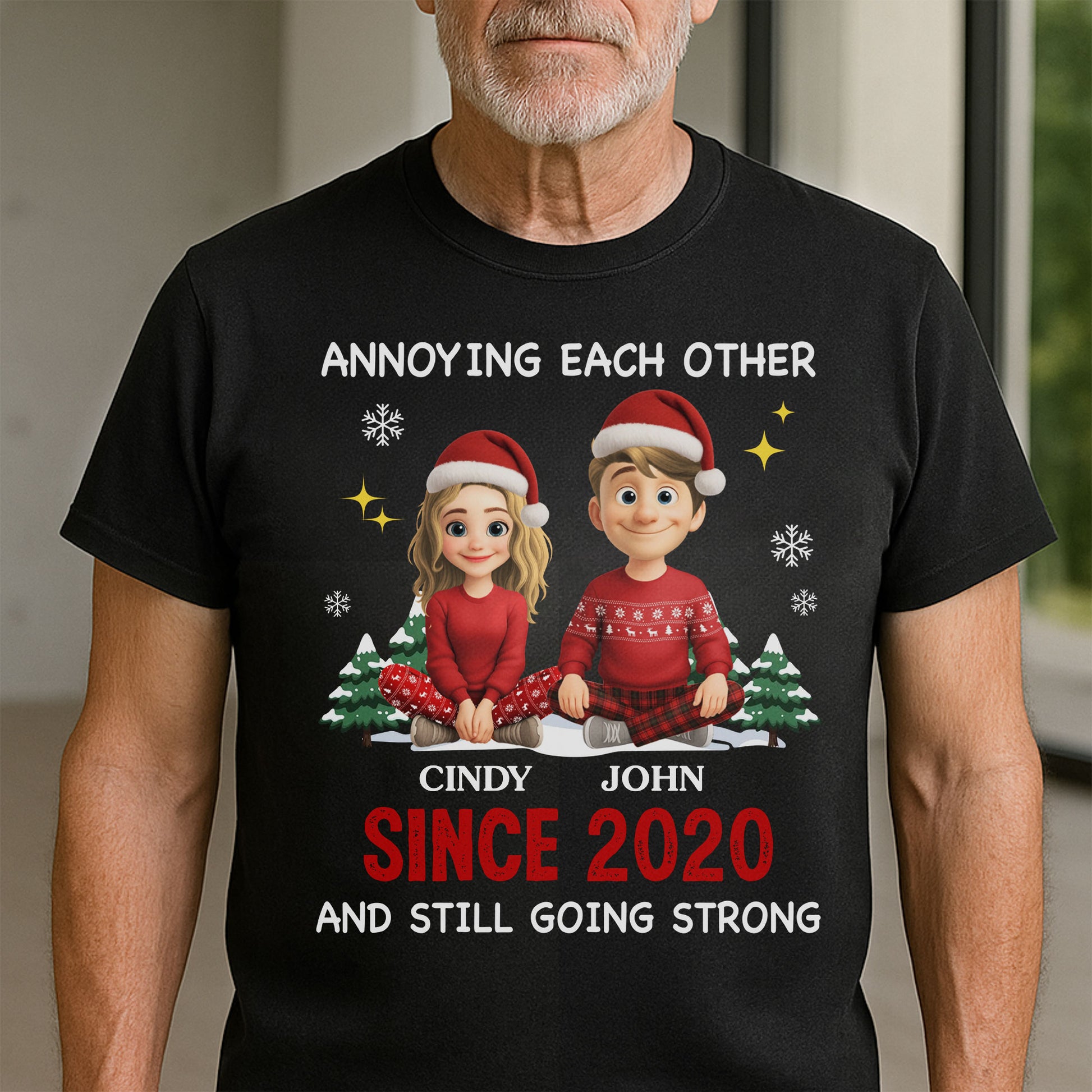 Annoying Each Other Since [Year], Christmas Couples Design