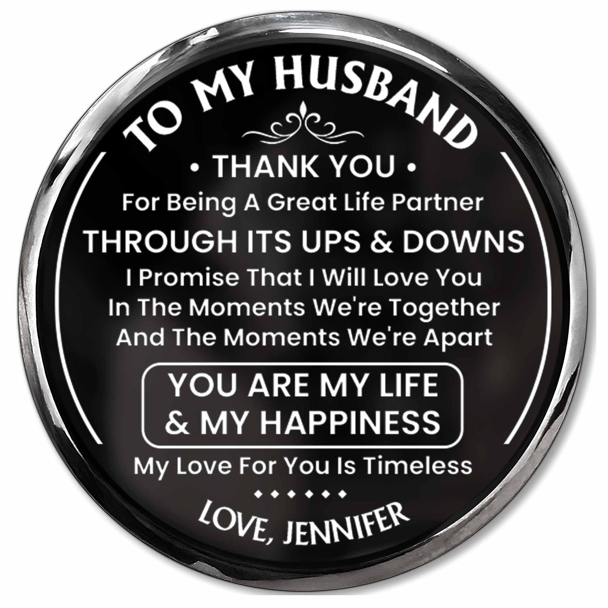 To My Husband, Thank You, Great Life Partner