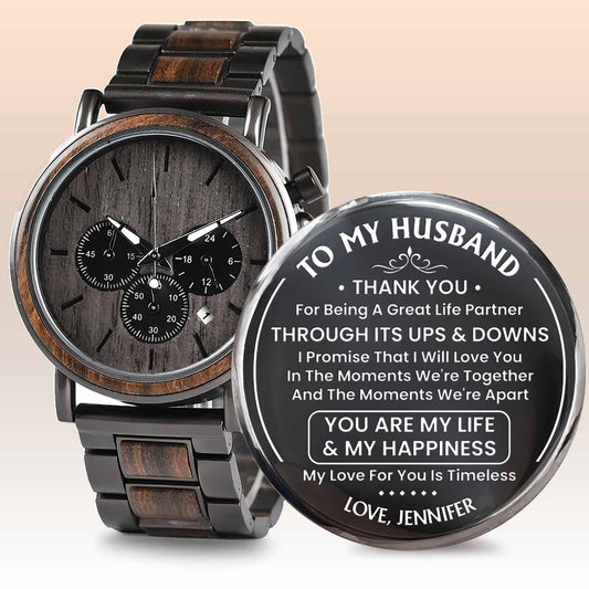 To My Husband, Thank You, Great Life Partner