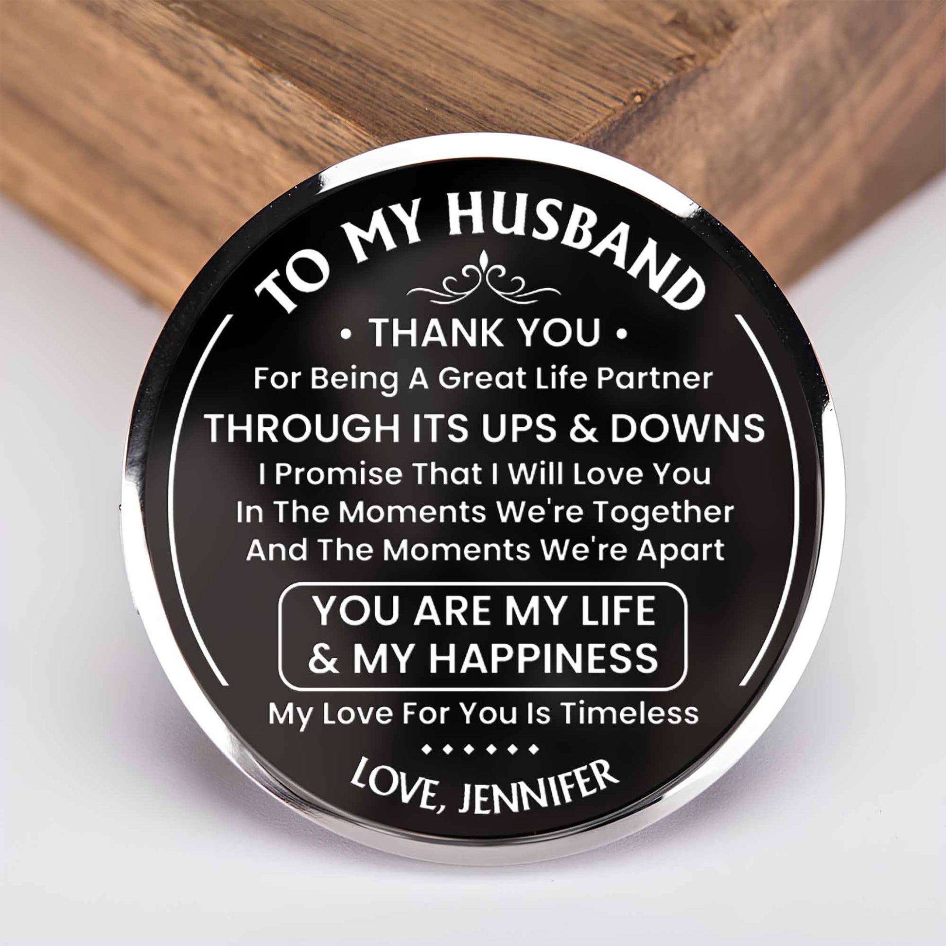 To My Husband, Thank You, Great Life Partner