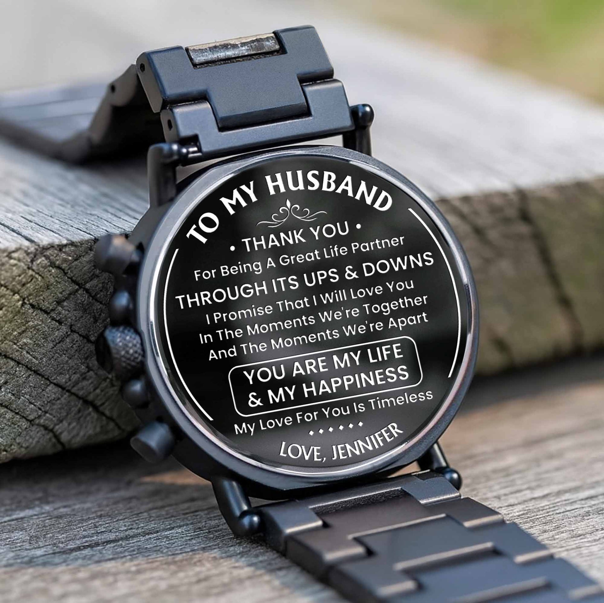 To My Husband, Thank You, Great Life Partner