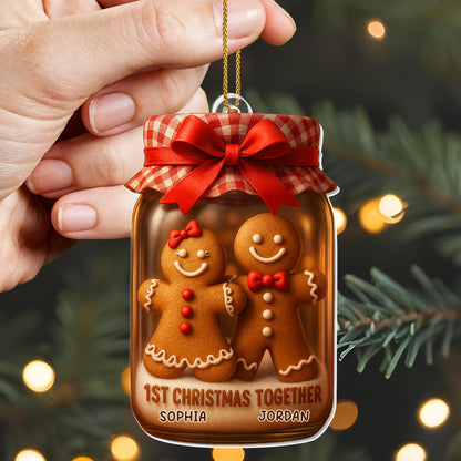 1st Christmas Together Gingerbread Cookies Ornament